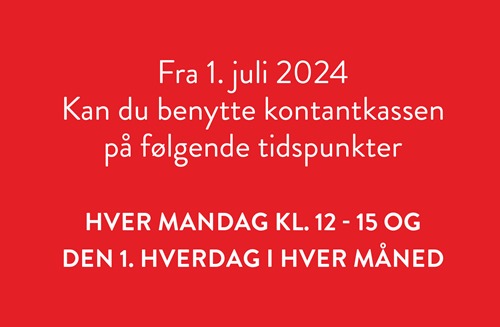 240 x 366 Kontantkassen. juli 2024